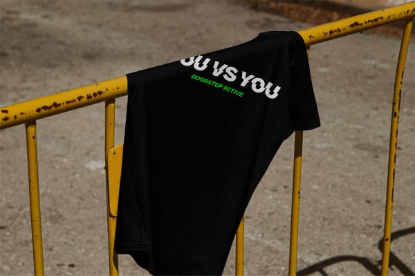YOU VS YOU TEE <br> WOMENS BLACK - Image 3